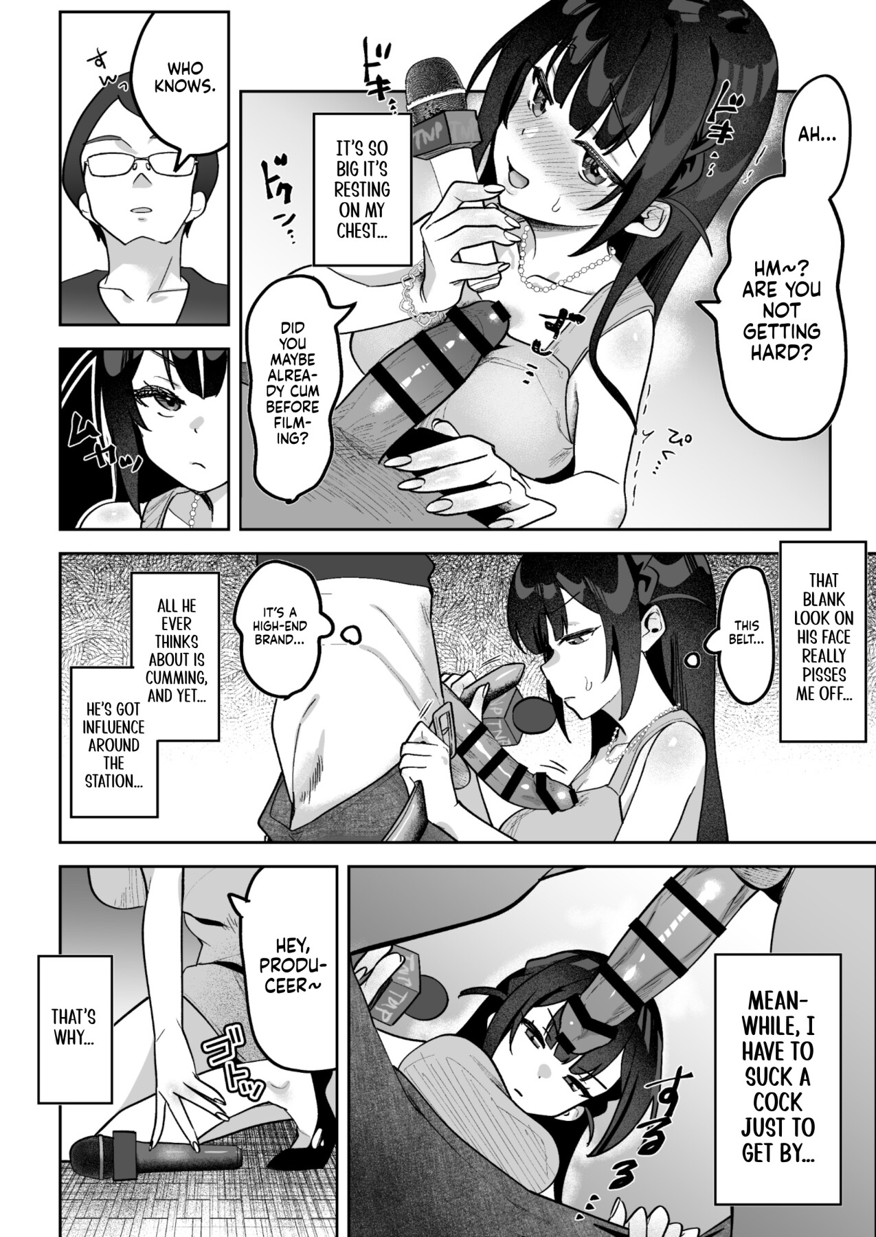 Hentai Manga Comic-Mue-Chan, Penis Gourmet Reporter-Read-37